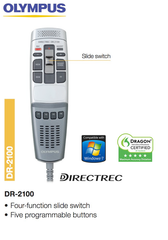 Olympus DR-2100 Slide Switch USB Dictation Mic