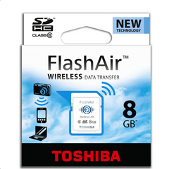 Toshiba 8Gb FlashAir Card for Olympus DS-7000 and DS-3500