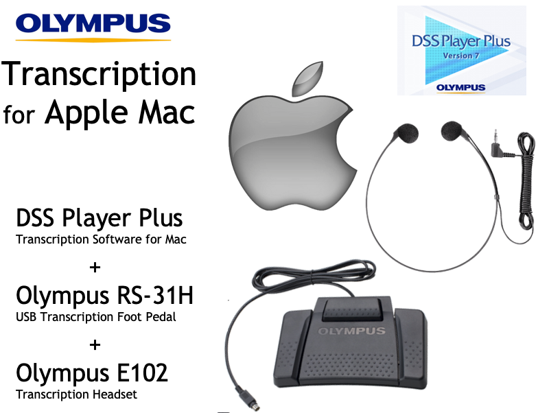foot pedal for mac Transcription Kit for Apple Mac - Software + USB Foot Pedal + Headset | Dictate Australia - Olympus Digital Voice Recorder Online Store - Olympus - Dragon NaturallySpeaking - Dragon Dictate Mac - Voice and Speech Recognition Software
