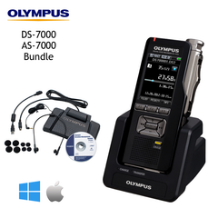 Olympus Pro Dictation + Transcription DS/AS-7000 Bundle