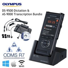 Olympus Pro Dictation & Transcription Bundle DS-9500/AS-9000