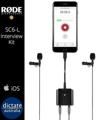 Rode SC6-L Professional Mobile iOS Interview Kit