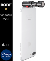 Rode VideoMic Me-L - Professional Audio for iOS Video or Audio